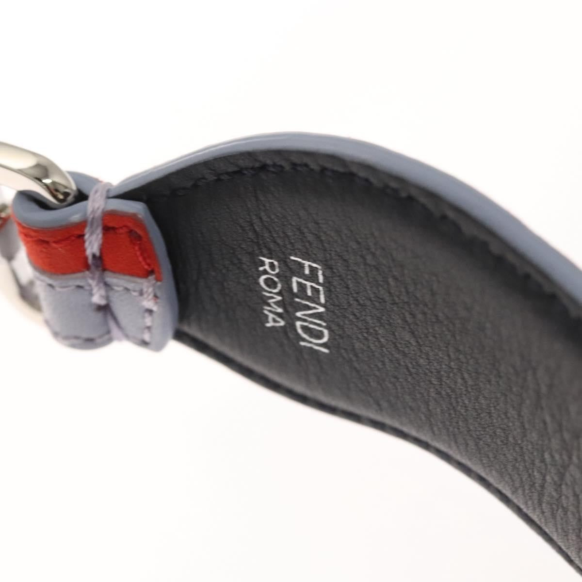 Fendi Zig Zag Shoulder Strap Leather, ORANGE, LEATHER, Straps