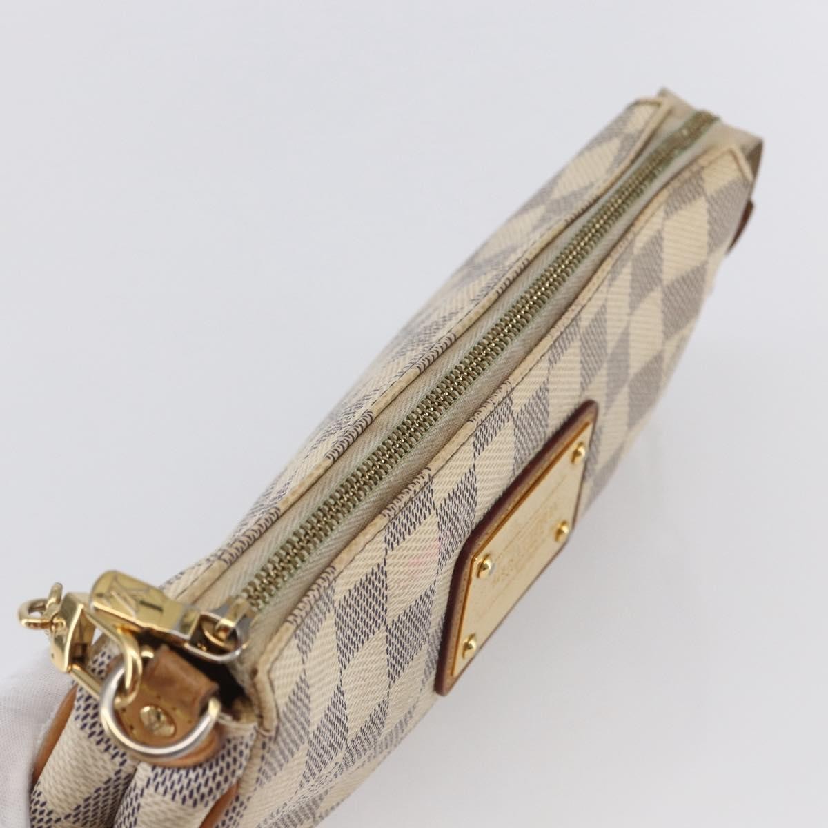 Louis Vuitton Eva Handbag Damier, BEIGE, CANVAS, Handbag