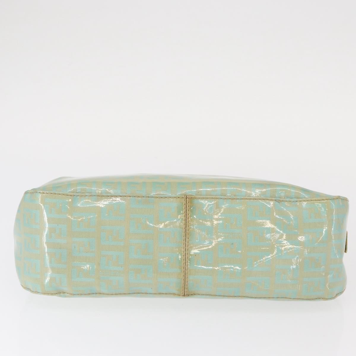 Fendi Double Flap Bag Zucchino Canvas, GREEN, CANVAS, Handbag