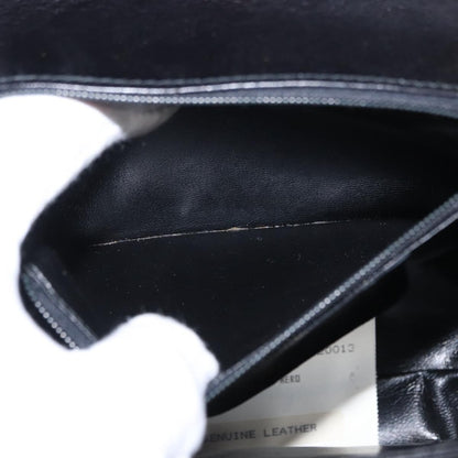 Salvatore Ferragamo Gancini Shoulder Bag Leather, BLACK, LEATHER, Shoulder bag