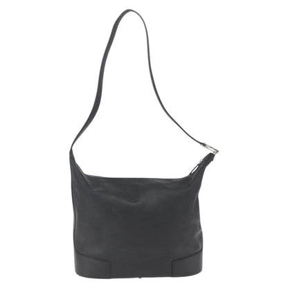 Loewe Vintage Shoulder Bag Leather, BLACK, LEATHER, Shoulder bag