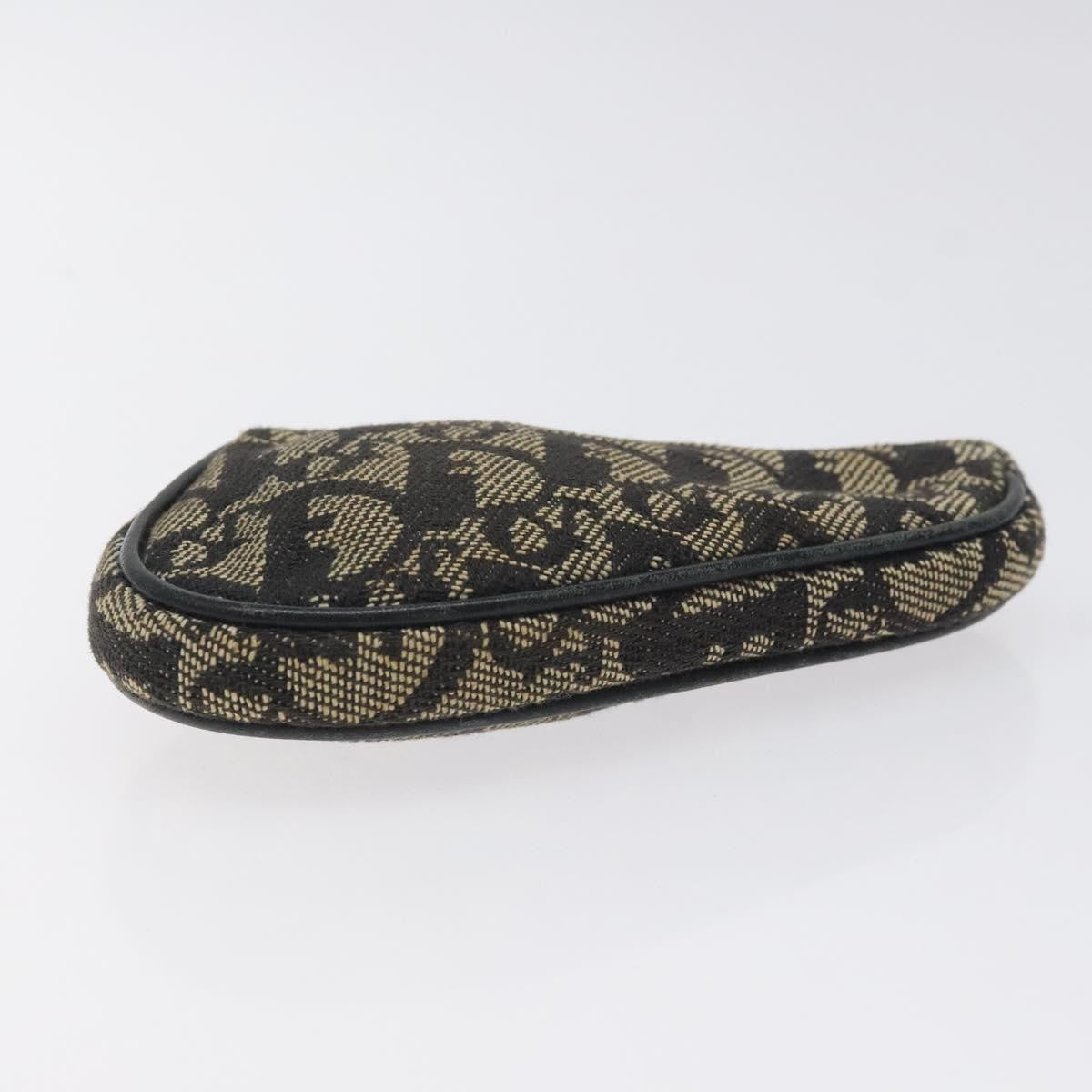 Christian Dior Saddle coin purse Trotter canvas, BLACK, CANVAS, Wallets