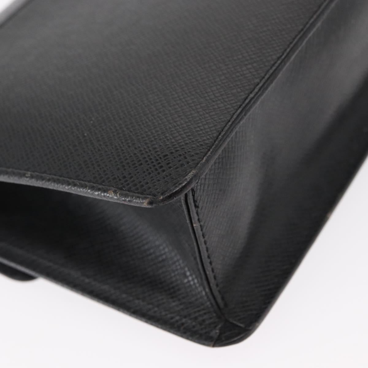 Louis Vuitton Selenga Pochette Taiga Leather, GRAY, LEATHER, Clutche & pouche