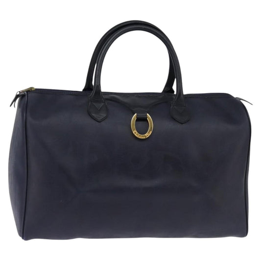 Christian Dior Lady Dior Boston Bag Canvas, NAVY, CANVAS, Travel bag