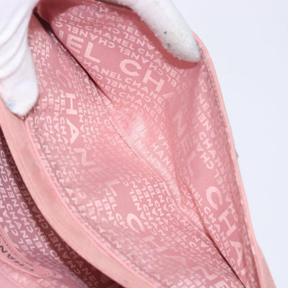 Chanel Giant Mademoiselle Lock Shoulder Bag Suede, PINK, SUEDE, Shoulder bag