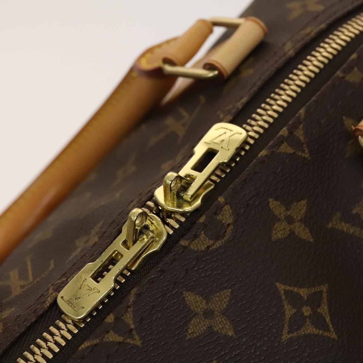 Louis Vuitton Keepall Bag Monogram Canvas, BROWN, CANVAS, Travel bag