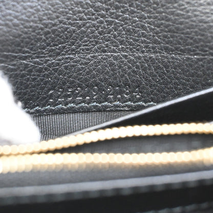 Gucci Blondie NM Wallet on Chain Leather, BLACK, LEATHER, Wallets