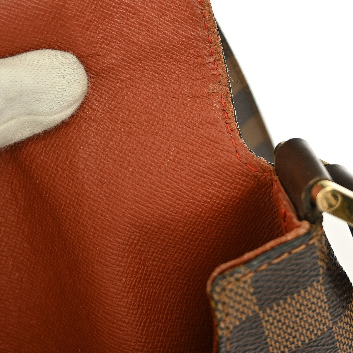 Louis Vuitton Musette Handbag Damier, BROWN, CANVAS, Shoulder bag