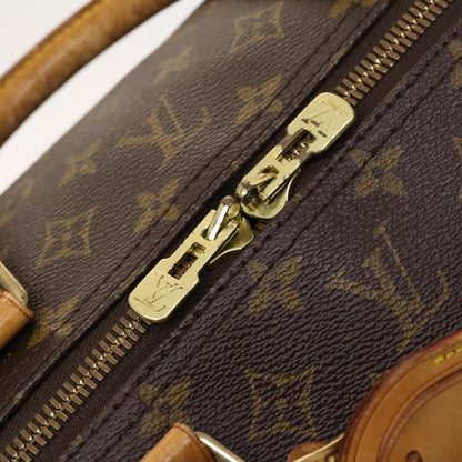 Louis Vuitton Keepall Bag Monogram Canvas, BROWN, CANVAS, Travel bag