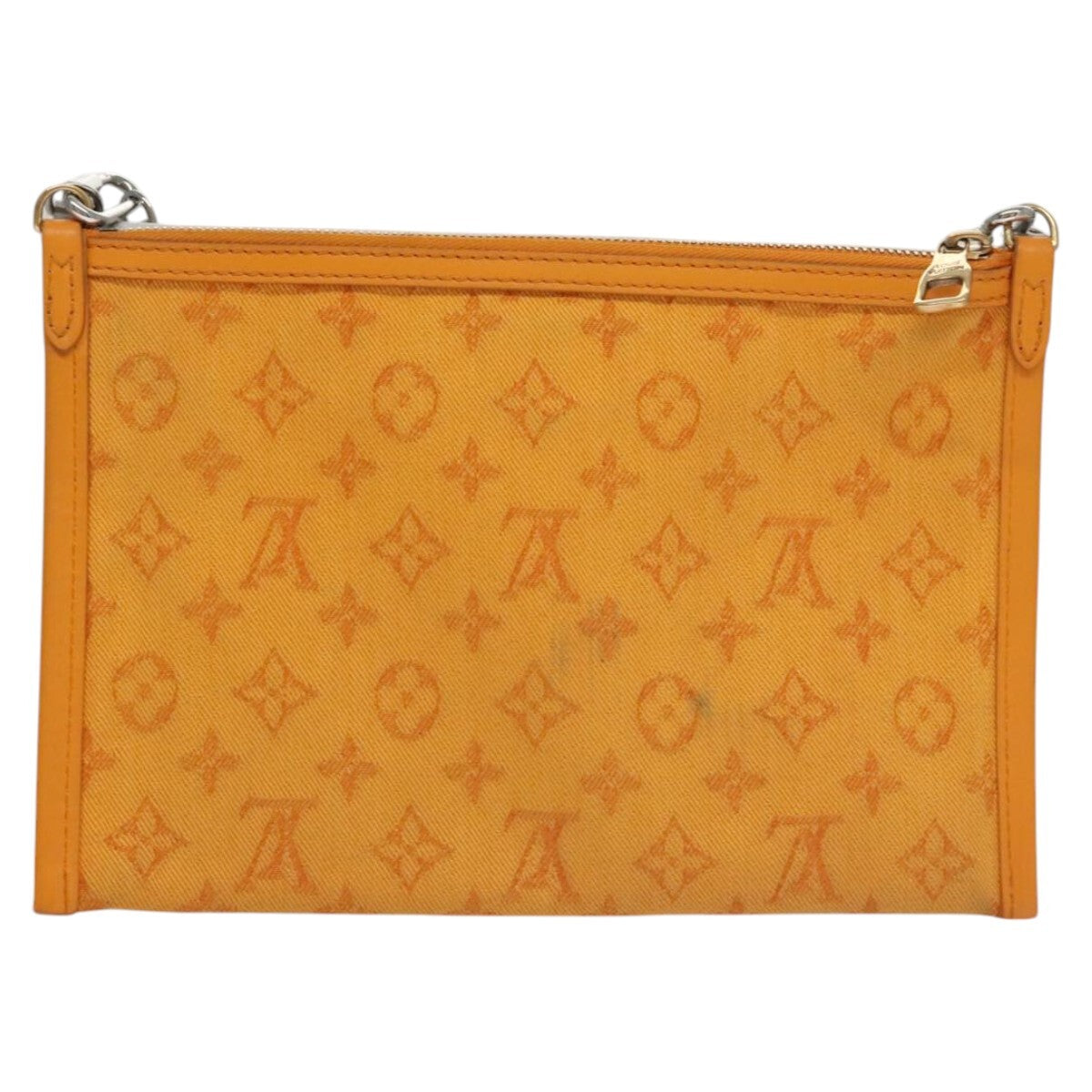 Louis Vuitton Double Flat Messenger Bag Limited Edition Logo Story Monogram Canvas and Denim, MULTICOLOUR, CANVAS, Shoulder bag