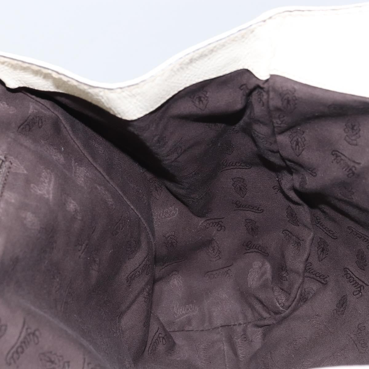 Gucci New Ladies Web Tote Guccissima Leather, WHITE, LEATHER, Tote bag