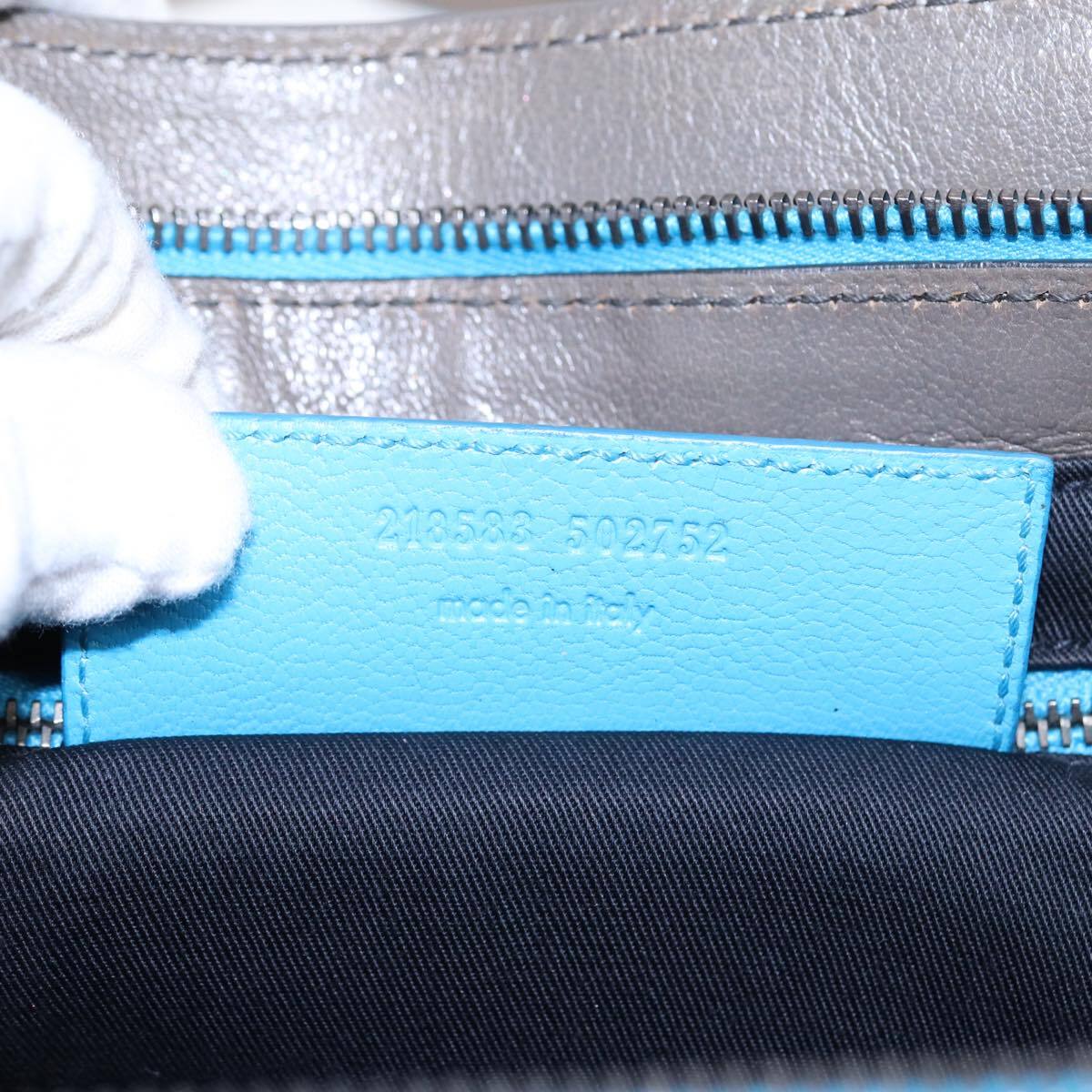 Balenciaga Cherche Midi Chain Shoulder Bag Leather, GRAY, LEATHER, Shoulder bag