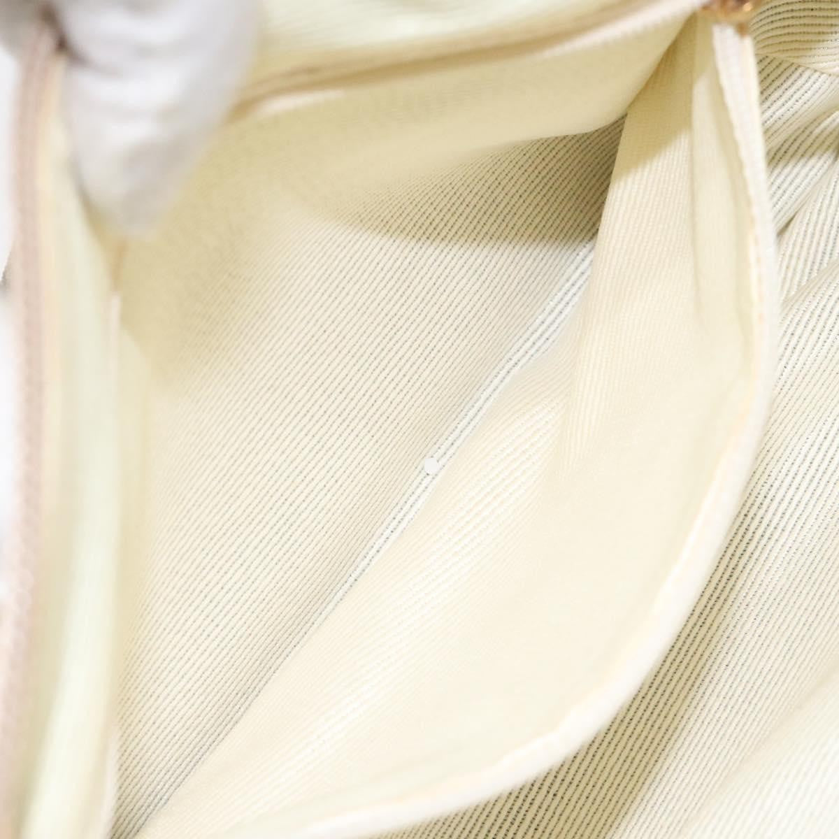 Salvatore Ferragamo Gancini Shoulder Bag Canvas, BEIGE, CANVAS, Shoulder bag