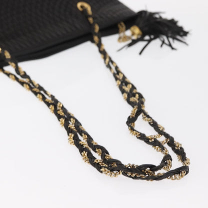 Bally Vintage Shoulder Bag Leather, BLACK, LEATHER, Shoulder bag