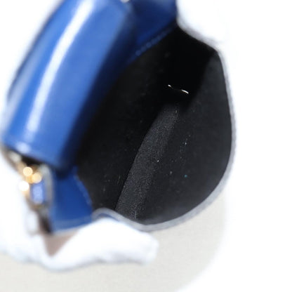 Salvatore Ferragamo Vintage Vara Crossbody Bag Nylon, BLUE, LEATHER, Clutche & pouche