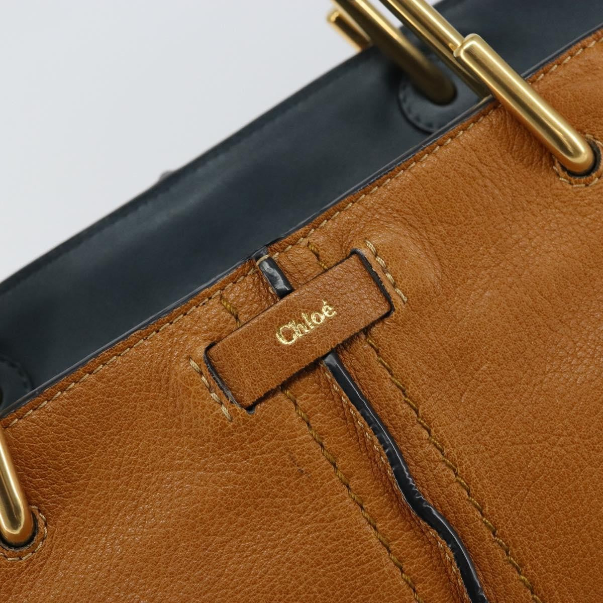 Chloe Keri Tote Leather, BROWN, LEATHER, Tote bag