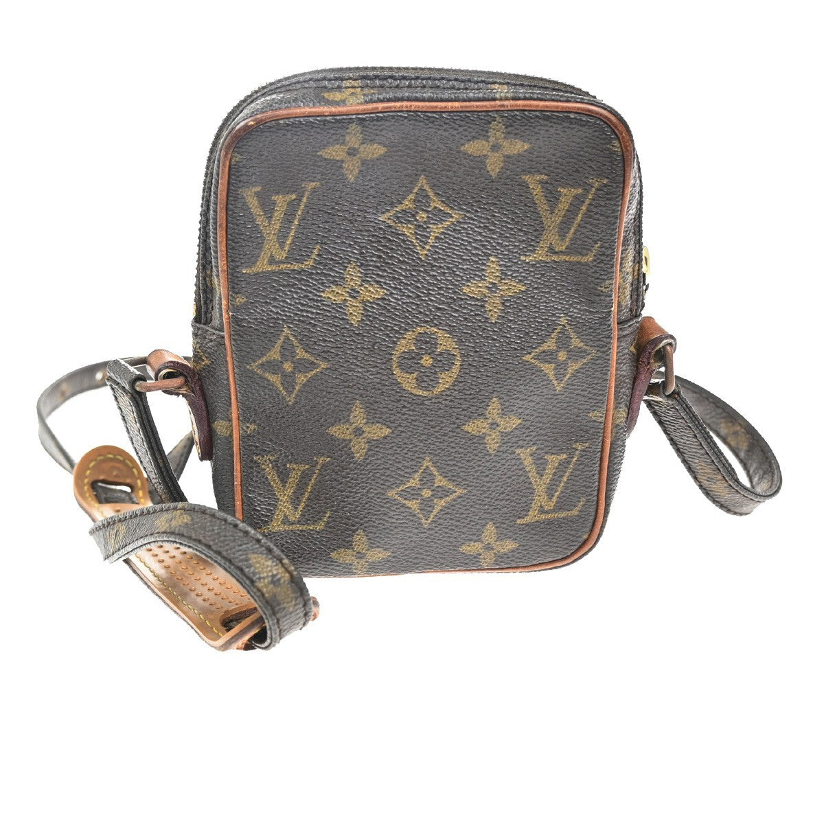 Louis Vuitton Danube Handbag Monogram Canvas, BROWN, CANVAS, Shoulder bag