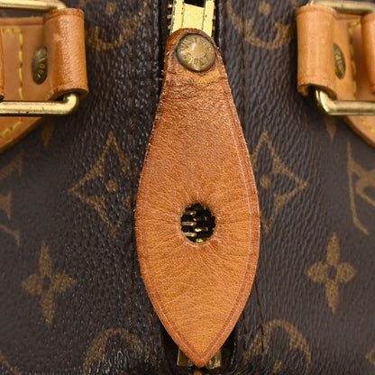 Louis Vuitton Speedy Handbag Monogram Canvas, Brown, Canvas, Handbag