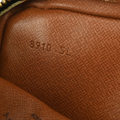 Louis Vuitton Danube Handbag Monogram Canvas, BROWN, CANVAS, Clutche & pouche