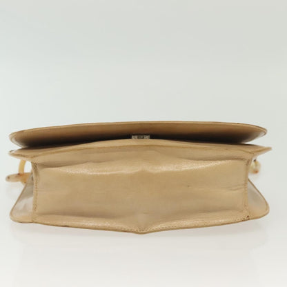 Prada Madras Shoulder Bag Leather, BEIGE, LEATHER, Shoulder bag