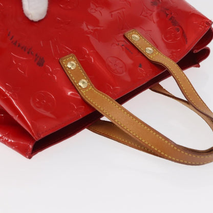 Louis Vuitton Reade Handbag Monogram Vernis, RED, PATENT_LEATHER, Handbag