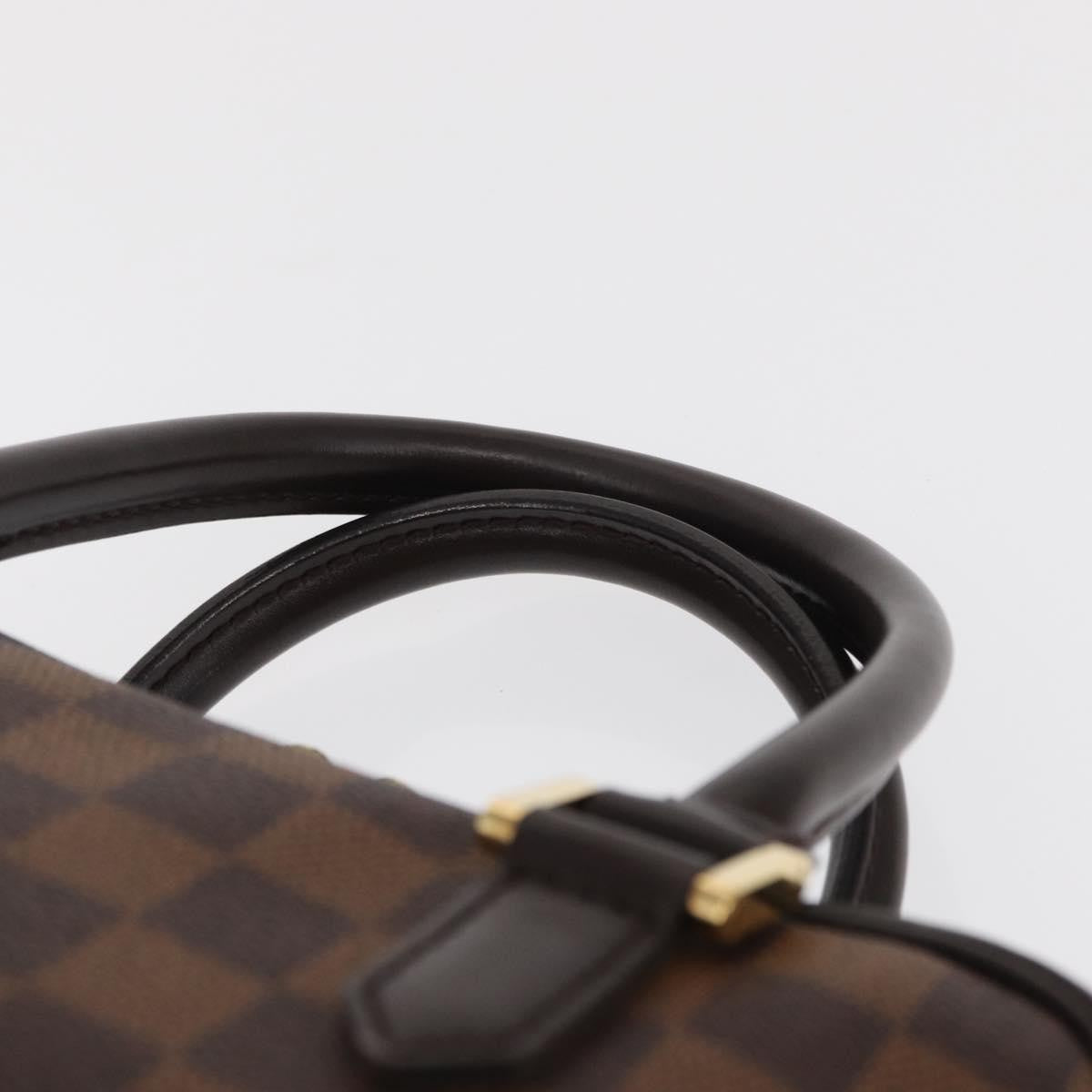 Louis Vuitton Brera Handbag Damier, BROWN, CANVAS, Handbag