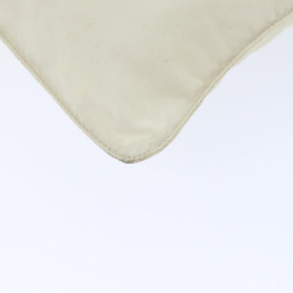 Prada Front Pocket Messenger Bag Tessuto, WHITE, NYLON, Shoulder bag