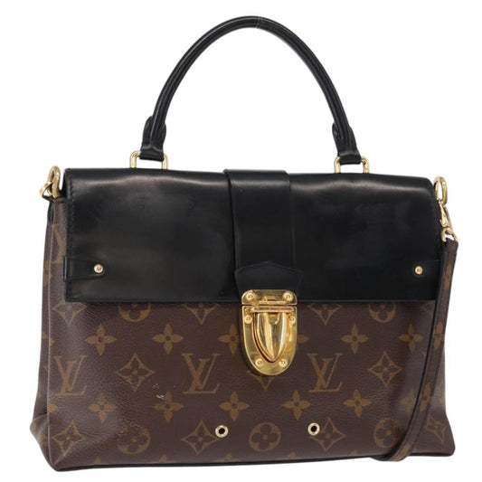 Louis Vuitton One Handle Flap Bag Monogram Canvas and Leather, BROWN, CANVAS, Handbag