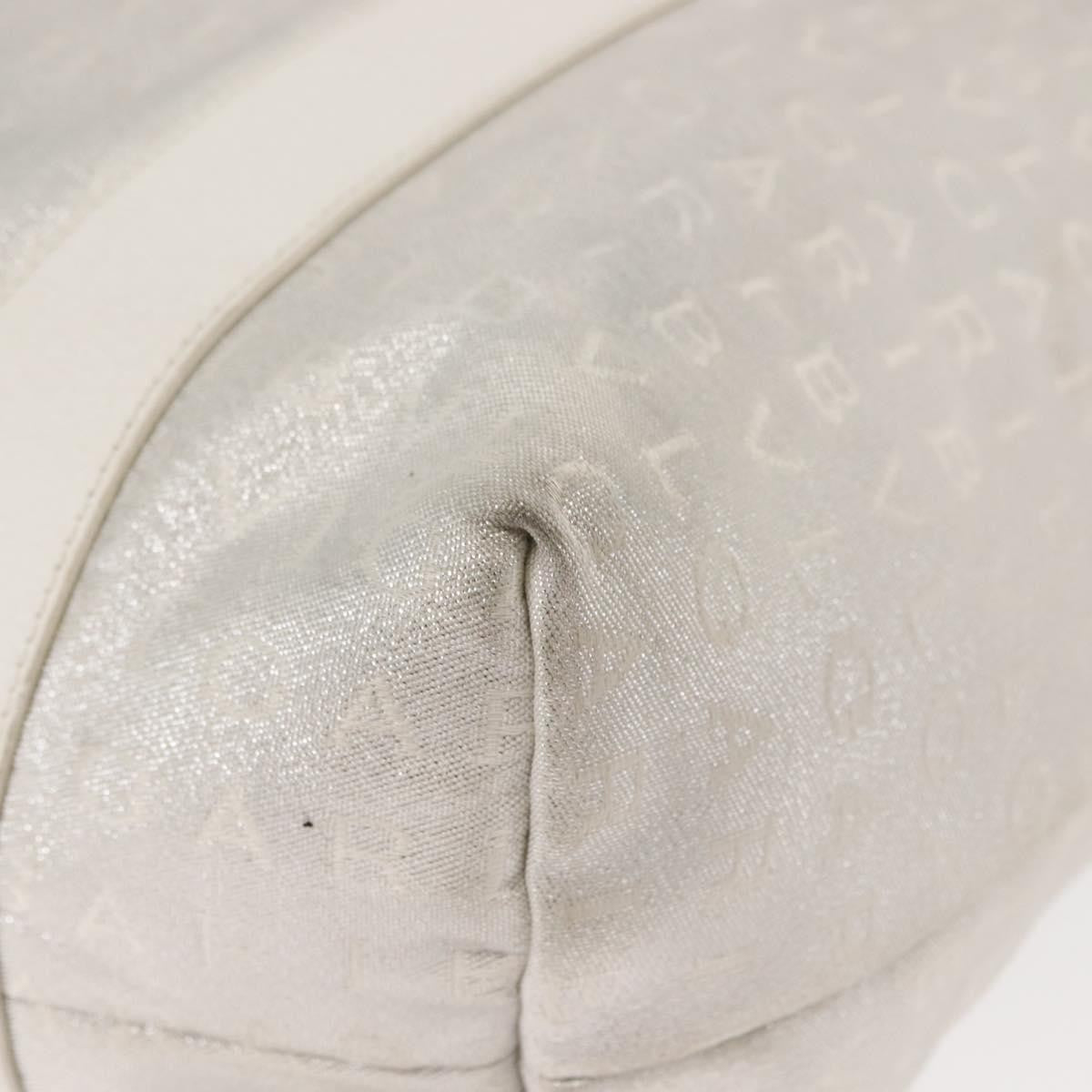 Bvlgari Logomania Tote bag Canvas, SILVER, CANVAS, Tote bag