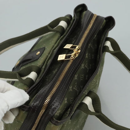 Louis Vuitton Sac Mary Kate Handbag Mini Lin, KHAKI, CANVAS, Handbag