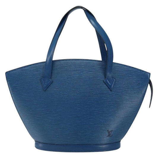 Louis Vuitton Saint Jacques Handbag Epi Leather, BLUE, LEATHER, Shoulder bag