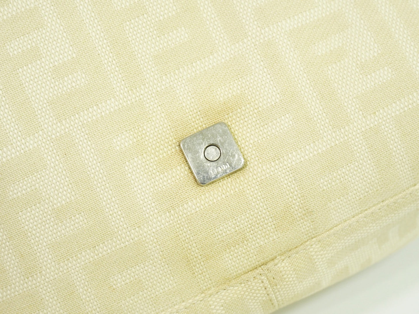 Fendi Mamma Baguette Zucca canvas, BEIGE, CANVAS, Shoulder bag