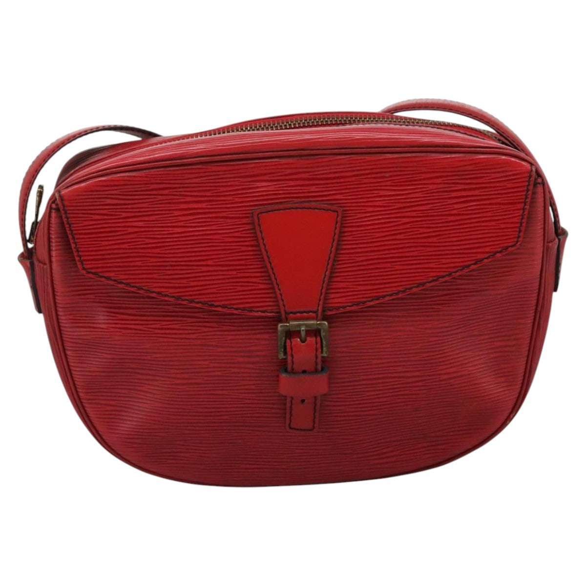 Louis Vuitton Jeune Fille Handbag Epi Leather, RED, LEATHER, Shoulder bag