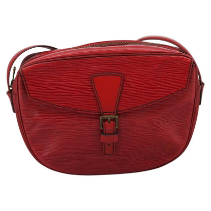 Louis Vuitton Jeune Fille Handbag Epi Leather, RED, LEATHER, Shoulder bag