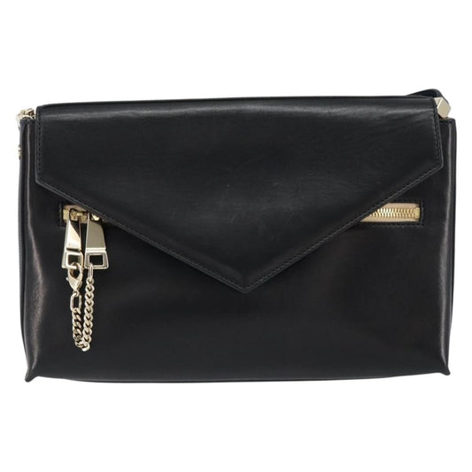 Chloe Cassie Shoulder Bag Leather, BLACK, LEATHER, Shoulder bag