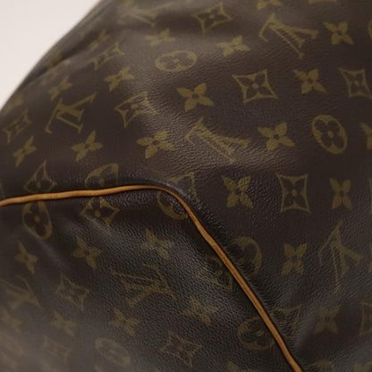 Louis Vuitton Keepall Bag Monogram Canvas, BROWN, CANVAS, Travel bag
