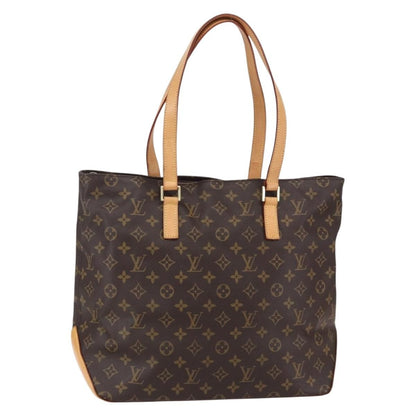 Louis Vuitton Cabas Mezzo Monogram Canvas, BROWN, CANVAS, Tote bag