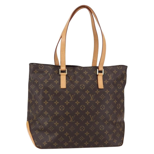 Louis Vuitton Cabas Mezzo Monogram Canvas, BROWN, CANVAS, Tote bag