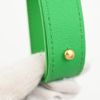 Bottega Veneta Cassette Crossbody Bag Maxi Intrecciato Leather, Green, Leather, Shoulder Bag