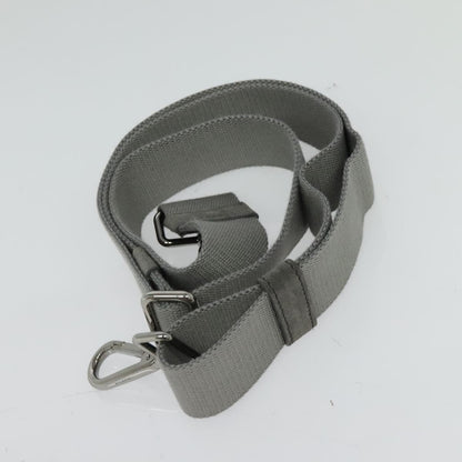 Prada Canapa Convertible Tote Rhinestone Embellished Denim, GRAY, CANVAS, Handbag