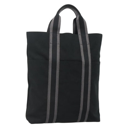 Hermes Fourre-tout Herline Fourre-tout Herline, BLACK, CANVAS, Tote bag