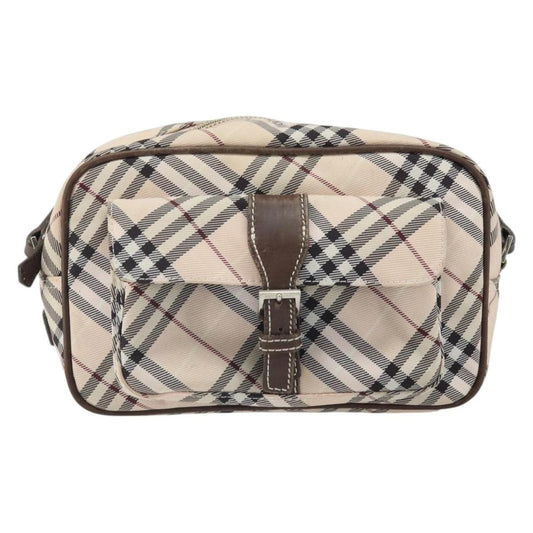 Burberry Nova Check Blue Label Nylon, BEIGE, NYLON, Shoulder bag