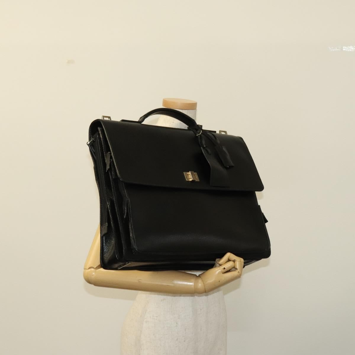 Gucci Briefcase Leather, BLACK, LEATHER, Briefcase