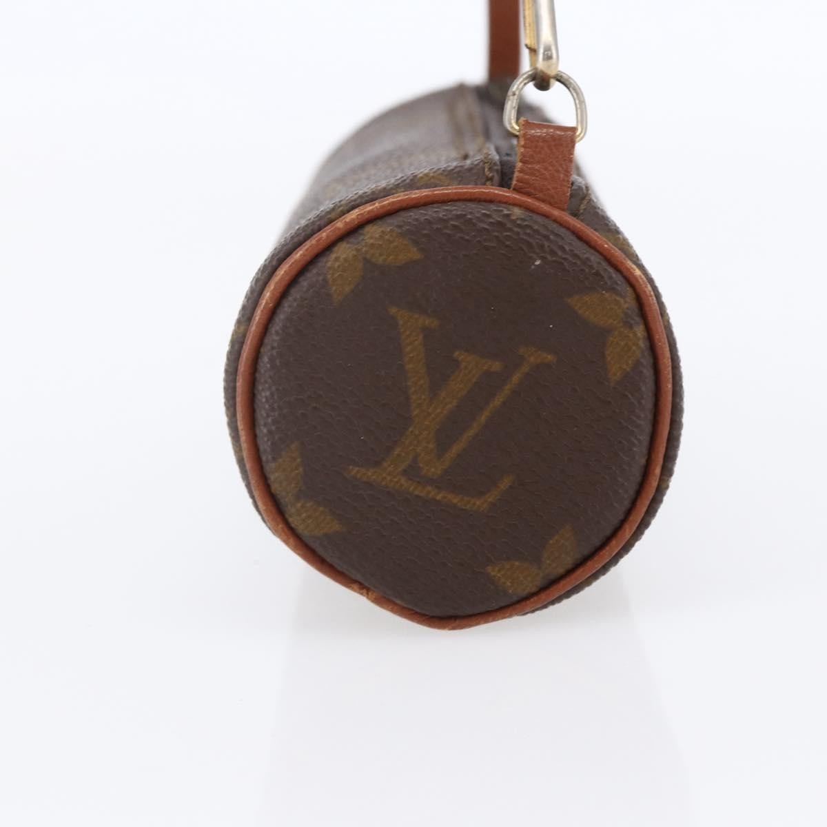 Louis Vuitton Papillon Pochette Monogram Canvas, BROWN, CANVAS, Clutche & pouche