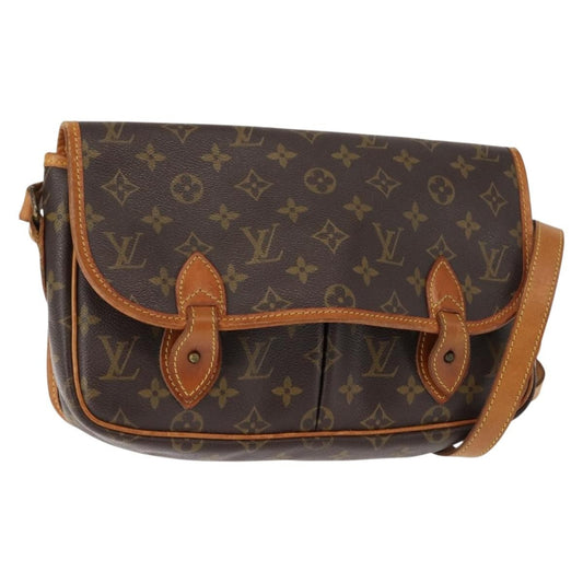 Louis Vuitton Sac Gibeciere Messenger Bag Monogram Canvas, BROWN, CANVAS, Crossbody bag