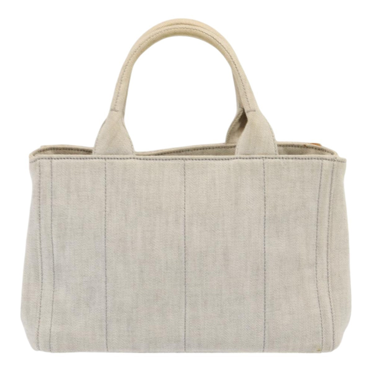 Prada Canapa Tote Rhinestone Embellished Canvas, GRAY, CANVAS, Tote bag