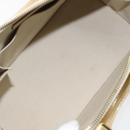 Louis Vuitton Alma Handbag Monogram Vernis, BEIGE, PATENT_LEATHER, Handbag
