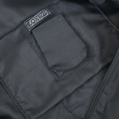 Loewe Anagram Logo Nappa Aire Hand Bag Leather, BLACK, LEATHER, Tote bag