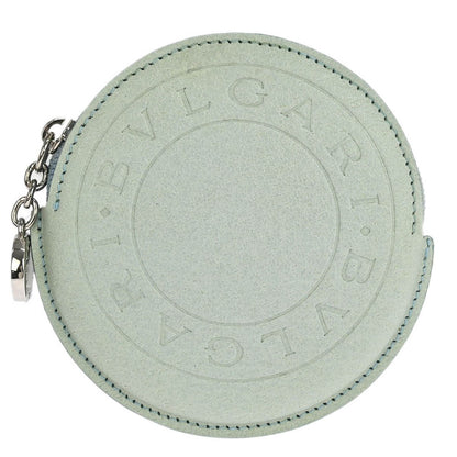 Bvlgari Coin Case Leather, BLUE, LEATHER, Wallets