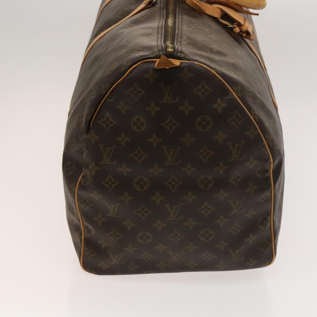 Louis Vuitton Keepall Bag Monogram Canvas, BROWN, CANVAS, Travel bag
